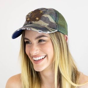 Vintage Boho Camo hat